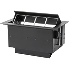 Extron Cable Cubby F55 Cable Cubby F55 unpopulated for double, full and half size Flex55 modules, finished in Black