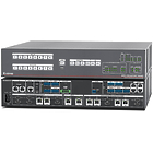 Extron DTP3 CrossPoint 662 IPCP A 6×8 / 8×6 4K/60 HDMI 2.0b / DTP3 / XTP / HDBaseT Presentation Matrix Switcher / Audio Amplifier with Reversible DTP3 I/O (6 × HDMI, 2 × configurable HDMI DTP3 / XTP inputs; 2 × mirrored HDMI, 4 × configurable DTP3 / XTP / HDBaseT outputs)