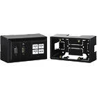 Extron EWB 212 Two-gang External Wall Box for Flex55 and EU Products finished in Black