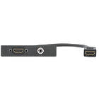 Extron One HDMI Female to Female on Pigtail, One 3.5 mm Stereo Mini Jack to Captive Screw AAP Single Space One HDMI Female to Female on 10