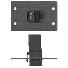 Extron One RJ-45 Female to Female Barrel - CAT 5e MAAP Double Space One RJ-45 Female to Female Barrel - CAT 5e finished in Black