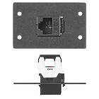 Extron One RJ-45 Female to Punch Down for CAT 6 MAAP Double Space One RJ-45 Female to Punch Down for CAT 6 finished in Black