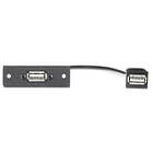 Extron One USB 2.0 Type-A Female to Female on Pigtail Flex55 Half-size One USB A Female to Female on 10