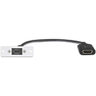 Extron One USB-C Female to HDMI Female on Pigtail USB-C F to HDMI F Half Flex55; White