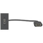 Extron One USB-C Female to HDMI Female on Pigtail Flex55 Half Size Female USB-C to Female HDMI on pigtail, finished in Black
