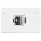 Extron One XTP DTP Punch Down Jack Double Space MAAP with Two XTP DTP Punch Down Jacks finished in white