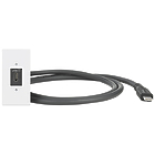 Extron USB-C AVPD 101 Flex55 Flex55 Half-Size One USB-C Female to Male on Pigtail finished in White