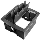 Kramer TBUS-20XL WAVES Table Mount Modular Multi-Connection Solution - Tilt-up Lid, 217×230mm cutout product image