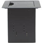 Kramer TBUS-3xl Table Mount Modular Multi-Connection Solution with tilt-up lid, 158×123mm cutout product image