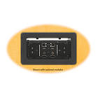 Kramer TBUS-6xl Table Mount Modular Multi-Connection Solution - Manually Retracting Lid, 225×123mm cutout product image