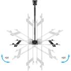 Multibrackets 0143 M VESA Flexarm Thin Black Large Tilt & Swivel Monitor Wall Mount product image