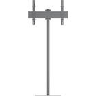 Multibrackets 0147 M Single Pole Floormount Pro 32–65″ VESA 600 Boltdown Monitor Stand Front View product image