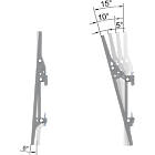 Multibrackets 0147 M Single Pole Floormount Pro 32–65″ VESA 600 Boltdown Monitor Stand product image