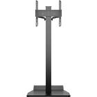 Multibrackets 0215 M Tilt & Roll Floorstand Plus Black Monitor Plinth Stand Front View product image