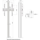 Multibrackets 0280 M Floormount Column Pro MBFC1U 150 Micro Adjustable product image