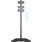 Multibrackets 0314 M Floorstand Column Pro MBFSC2U 180 VESA 75/100 | Multi-monitor freestanding or bolt-down stand product image