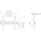 Multibrackets 0624 M Wallmount Pro MBW1U Micro Adjustable Black|Non-tilting Monitor Wall Mount in Black product image