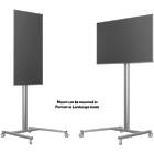 Multibrackets 0636 M Display Stand 180 Single Silver|Monitor Trolley product image