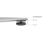 Multibrackets 0877 M Public Display Stand 145 HD Single with Floorbase Silver|Plinth Monitor Stand product image
