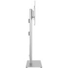 Multibrackets 0877 M Public Display Stand 145 HD Single with Floorbase Silver|Plinth Monitor Stand product image