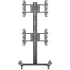 Multibrackets 2215 M Display Stand 180 Dual Vertical Black|Dual Monitor Trolley product image
