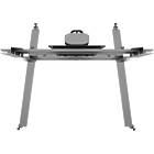 Multibrackets 2215 M Display Stand 180 Dual Vertical Black|Dual Monitor Trolley Top View product image