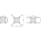 Multibrackets 3282 M VESA Flexarm 360 II Black 75 100 200|Monitor Wall Mount product image
