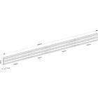 Multibrackets 3880 M Pro Series - Triple Screen Rail 348cm Black product image