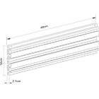 Multibrackets 5082 M Pro Series - Single Screen Rail 48cm Black product image