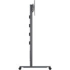Multibrackets 5358 M Public Display Stand 180 HD Dual Black|Side-By-Side Dual Monitor Trolley product image