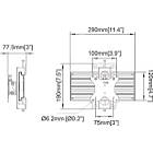 Multibrackets 6718 M Wallmount Pro MBW1U Tilt 75/100|Monitor Wall Mount product image