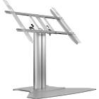 Multibrackets 6805 M Public Display Stand 80 HD Floorbase Single Silver|0–90° Tilting Low-Level Monitor Plinth Stand product image