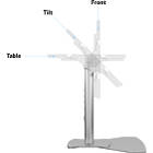 Multibrackets 6805 M Public Display Stand 80 HD Floorbase Single Silver|0–90° Tilting Low-Level Monitor Plinth Stand product image