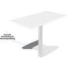 Multibrackets 7413 M Public Display Stand 110 HD Floorbase Single Black|0–90° Tilting Low-Level Monitor Plinth Stand product image