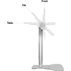 Multibrackets 7420 M Public Display Stand 110 HD Floorbase Single Silver|0–90° Tilting Low-Level Monitor Plinth Stand product image
