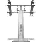 Multibrackets 7420 M Public Display Stand 110 HD Floorbase Single Silver|0–90° Tilting Low-Level Monitor Plinth Stand product image