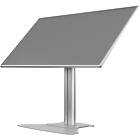 Multibrackets 7420 M Public Display Stand 110 HD Floorbase Single Silver|0–90° Tilting Low-Level Monitor Plinth Stand product image