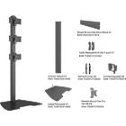 Multibrackets 9062 M Floorstand Column Pro MBFSC3U 180 VESA 75/100 | Triple-monitor freestanding or bolt-down stand product image
