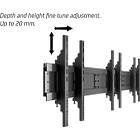 Multibrackets 9789 Public Video Wall Stand Monitor Trolley for 3 inline displays product image