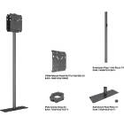 Multibrackets 9917 M Pro Series - Floormount Pole 50/75/100/200 B2B Dual Back-To-Back Monitor Stand product image