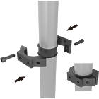 Multibrackets MBFC2UP 600 M Floor to Ceiling Mount Pro Dual Back-To-Back Monitor Mount product image