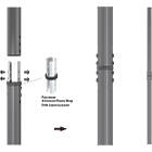 Multibrackets MBFC2UP 600 M Floor to Ceiling Mount Pro Dual Back-To-Back Monitor Mount product image