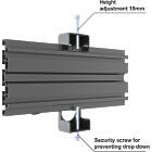 Multibrackets MBFSC4U M Floorstand Column Pro 180 VESA 75/100 | Multi-monitor free-standing or bolt-down stand product image