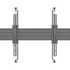 Multibrackets MBW1U Micro Adjustable M Wallmount Pro Fixed Non-tilting Monitor Wall Mount in Black Front View product image