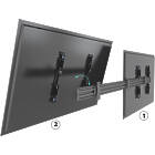 Multibrackets MBW2UHD Micro Adjustable M Wallmount Pro 2 × Monitor HD Wall Mount product image