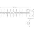 Multibrackets MBW5U M Wallmount Pro 5 × Monitor Wall Mount product image