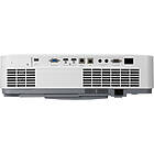 NEC P547UL 5400 Lumens WUXGA projector connectivity (terminals) product image