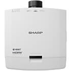 Sharp V731U W 7300 Lumens WUXGA projector Top View product image