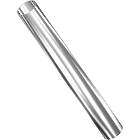 Unicol 1130 1130mm mild steel undrilled chrome finished column for trolleys and floor stands