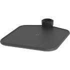 Unicol AP 30×30cm Single Column Accessory Shelf; Max Load 15KG product image